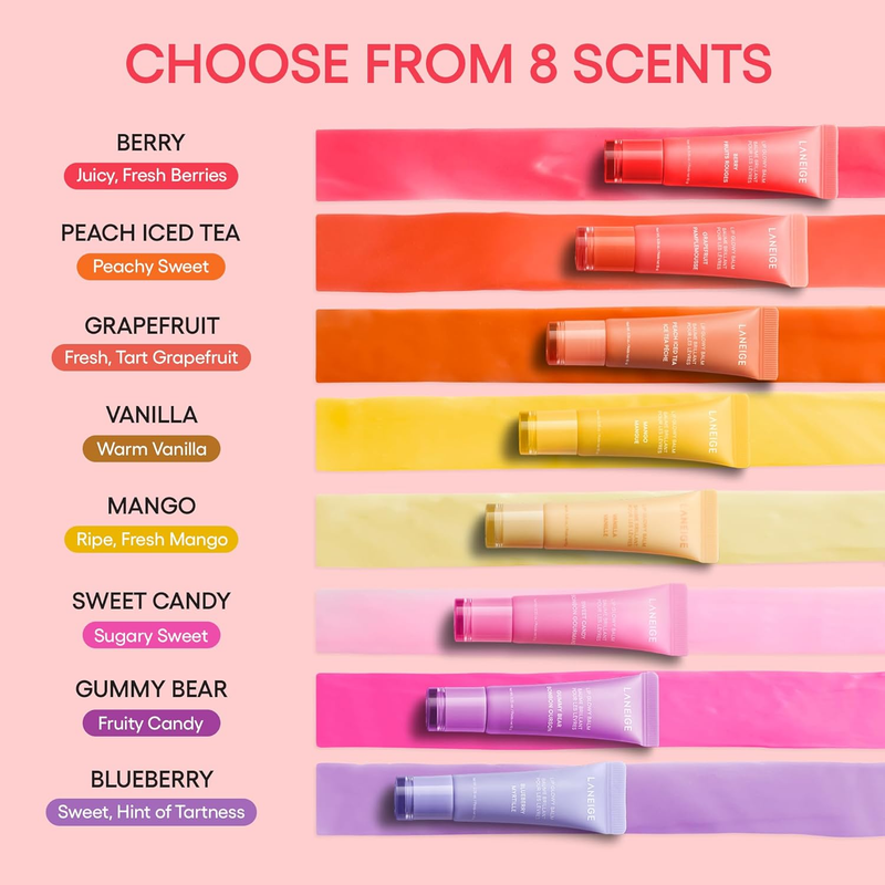 Laneige Lip Glowy Balm Berry Tinted Lip Treatment Shea Murumuru6
