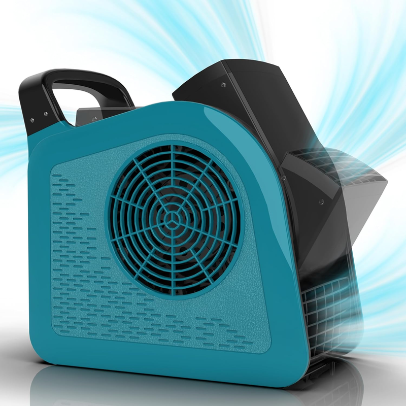 Air Mover Blower Fan 3-Speed Carpet Dryer Utility Floor Fan Blue8