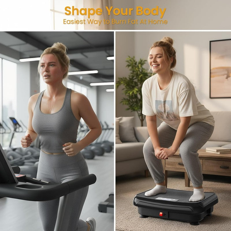 Vibration Plate Exercise Machine Mini Full Body Power Shake 400lbs Home3
