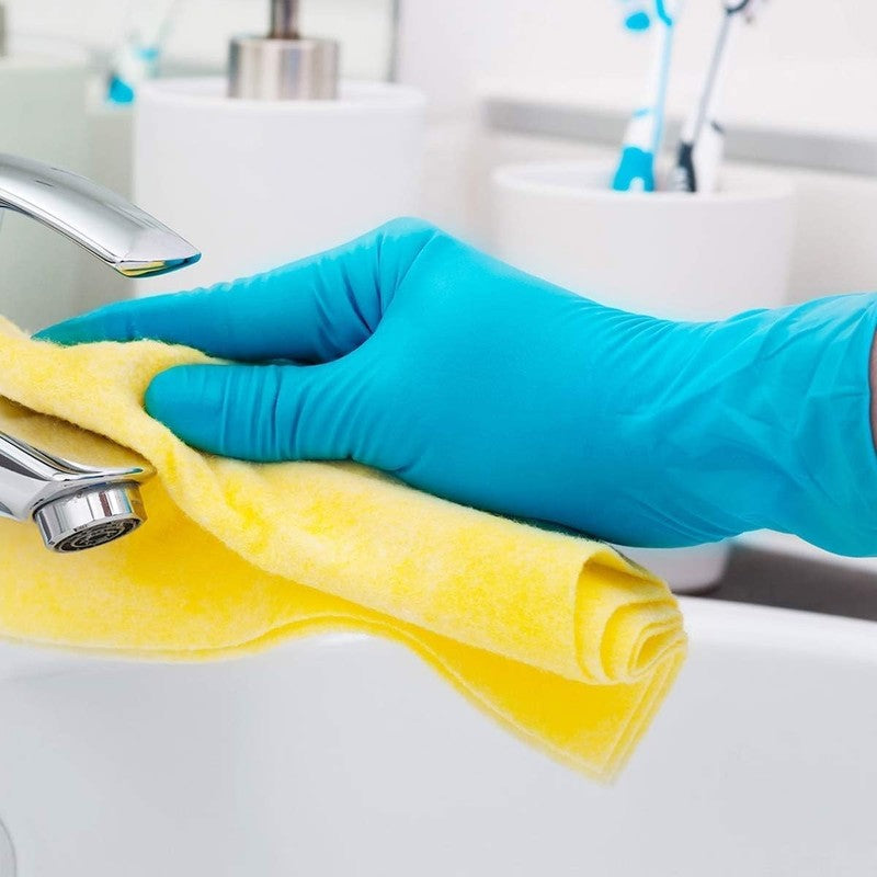Blue Nitrile Exam Gloves - Latex-Free, Powder-Free, Food-Safe, 1000 Pcs2