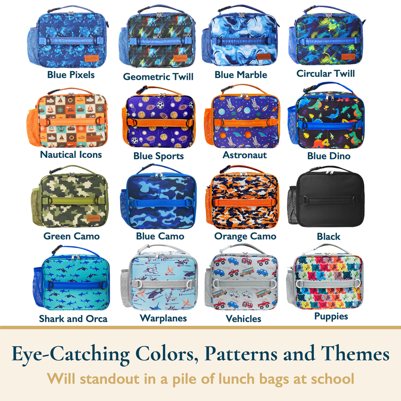 Lunch Bag for Kids – Insulated Lunch Box for Girls and Boys, Cute Reusable Coole2