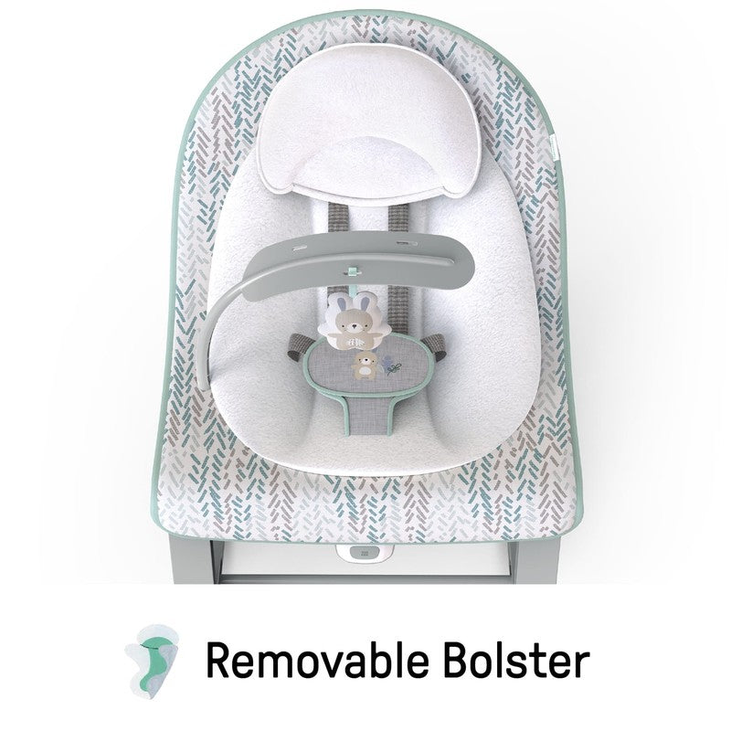 Cozy 3-in-1 Vibrating Baby Bouncer & Rocker Chair - Gray8