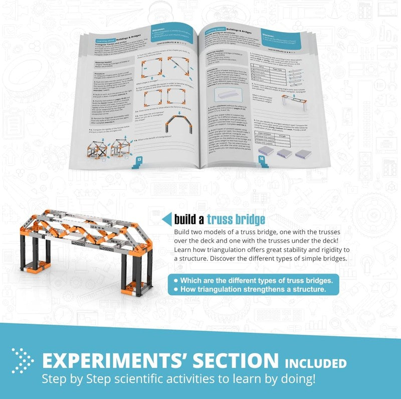   STEM Toys, Structures, Buildings & Bridges, Building Toys for Kids 9+, STEM Pr4