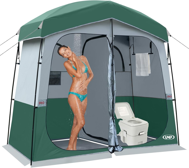 Outdoor Shower Tent Privacy Shelter Portable Changing Room Camping Toilet10