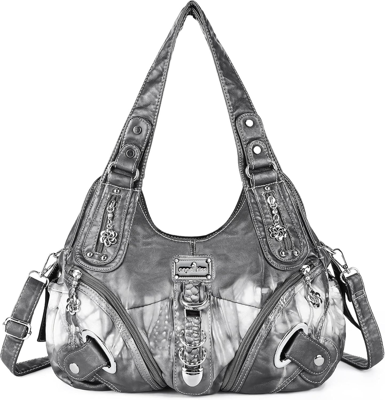 Angelkiss Women’s Large Hobo Satchel Shoulder Handbag Purse8