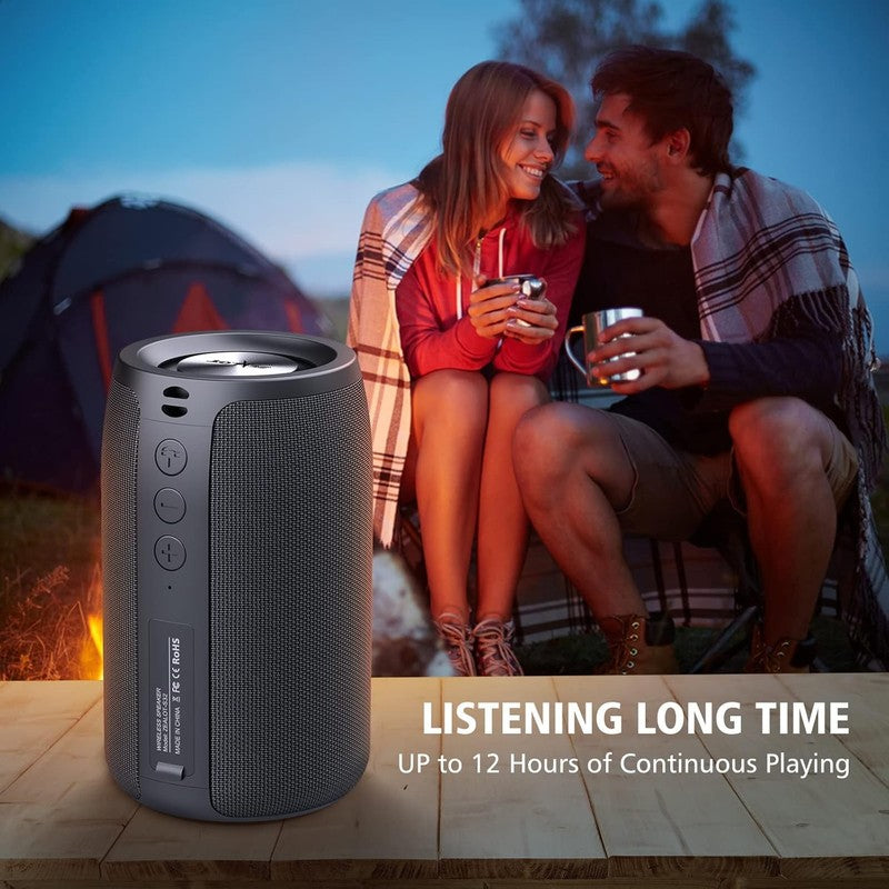 S32 Portable Bluetooth Speaker, IPX5 Waterproof, Stereo Pairing, Bass, Black5