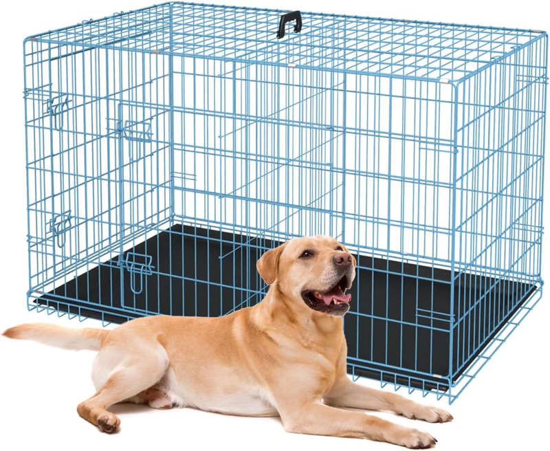 Large 36" Pet Cage with Plastic Tray and Handle8