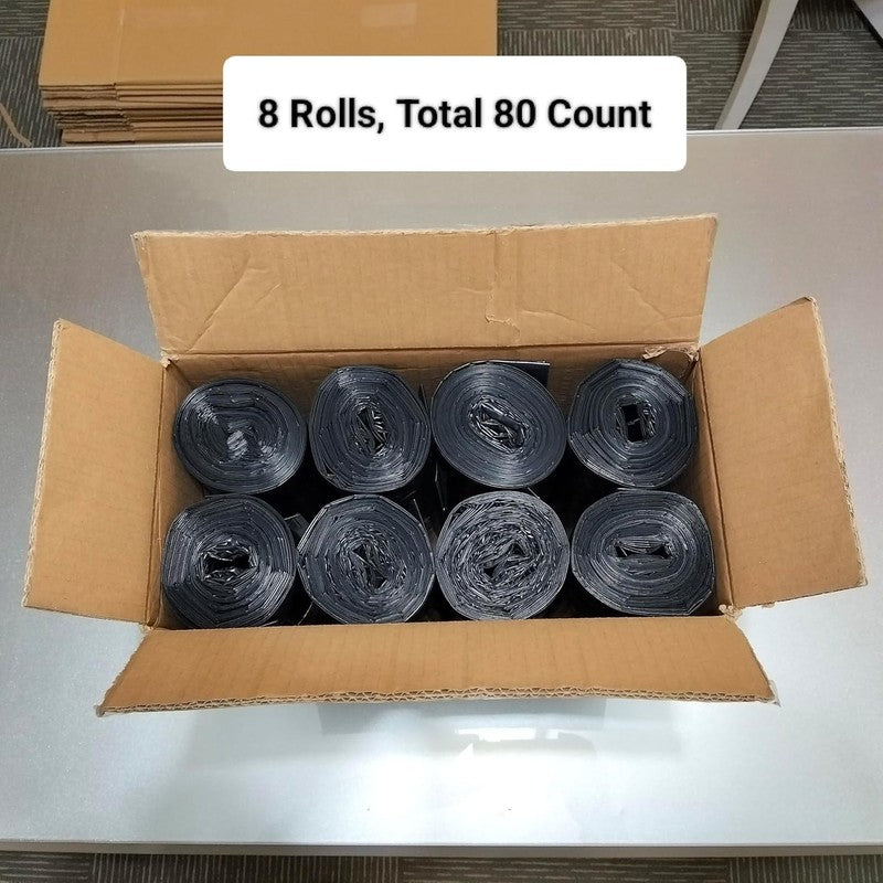 55 Gallon Heavy Duty Contractor Bags 2 Mil 80-Pack Yard Waste Trash Bags6