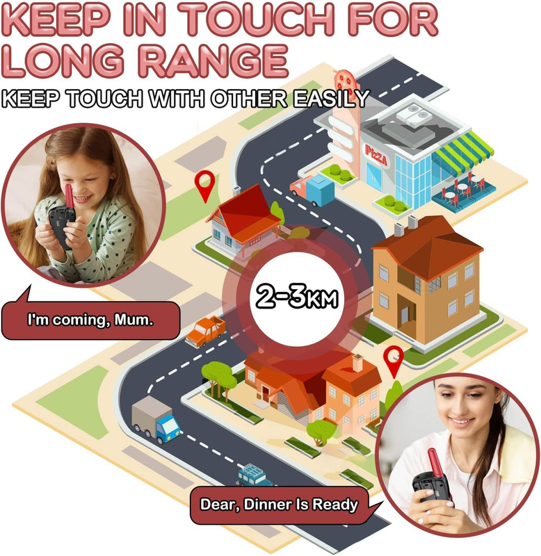 Kids Walkie Talkies 22 Channel 2 Way Radio Long Distance Outdoor Toy1