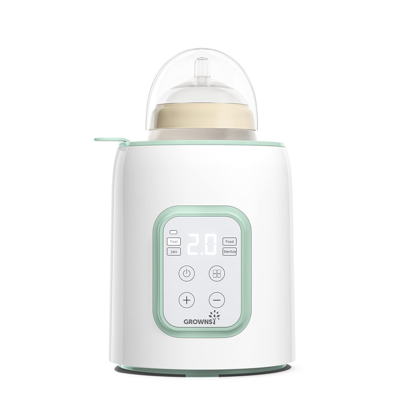 8-in-1 Fast Baby Bottle Warmer w/ Timer, Defrost, Sterilize, Food Heater Green9