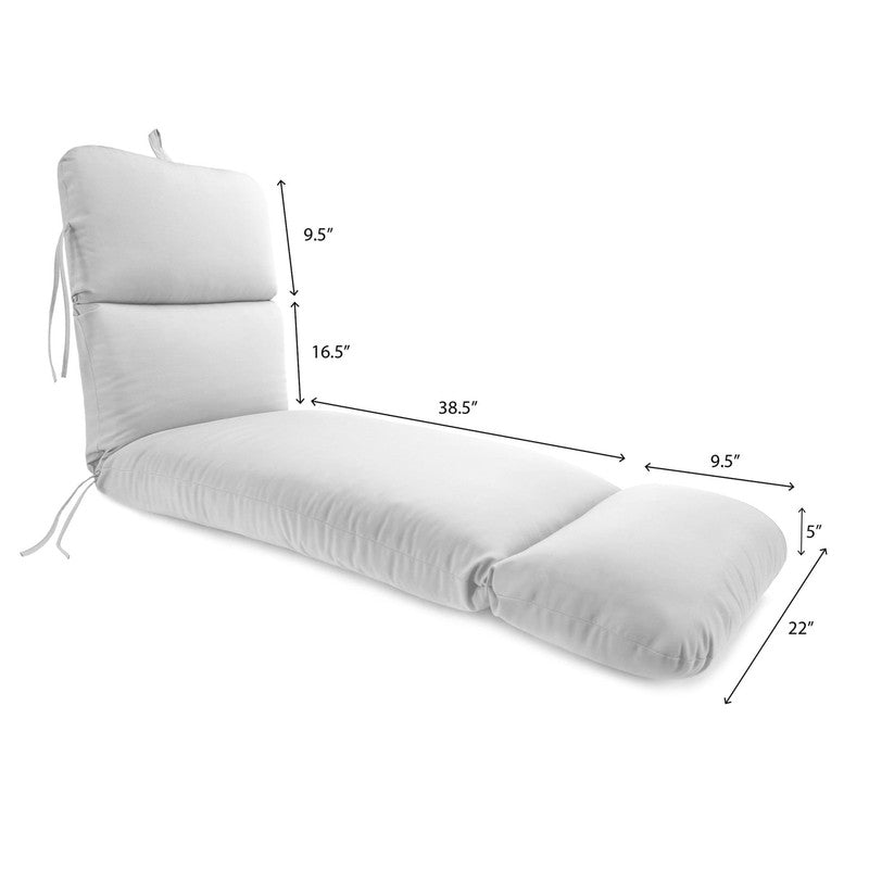 74" x 22" Holden Regatta Navy Outdoor Chaise Lounge Cushion – Rectangular 7