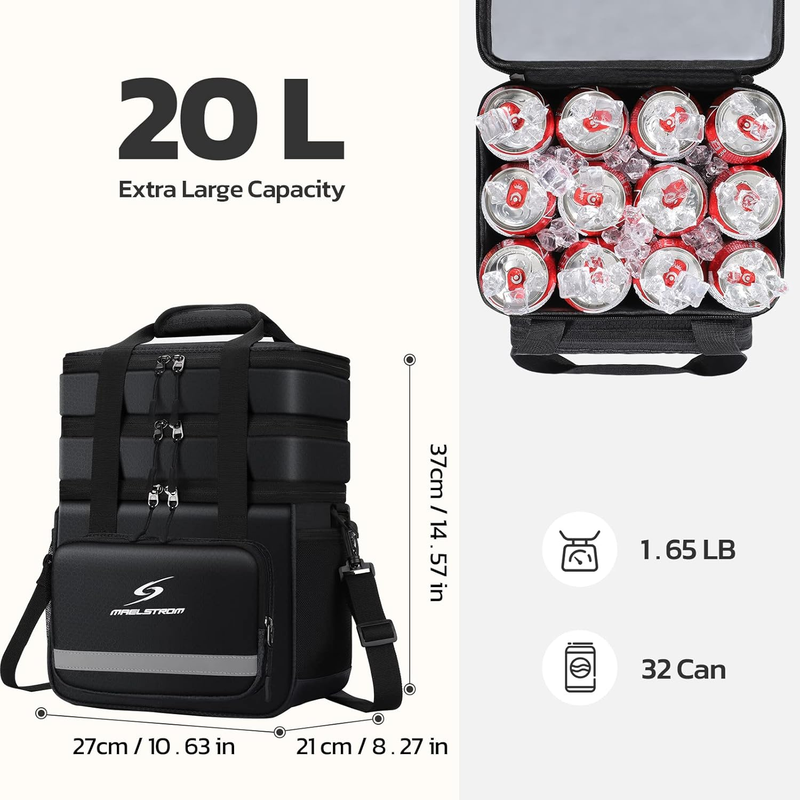 Insulated Lunch Bag Men Women Leakproof Cooler Lunch Box Tote Bag Portable Lunch3