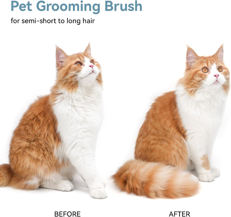 Self Cleaning Brush Deshedding Hair Remover Long Short Hair Pets Friendly Brush7