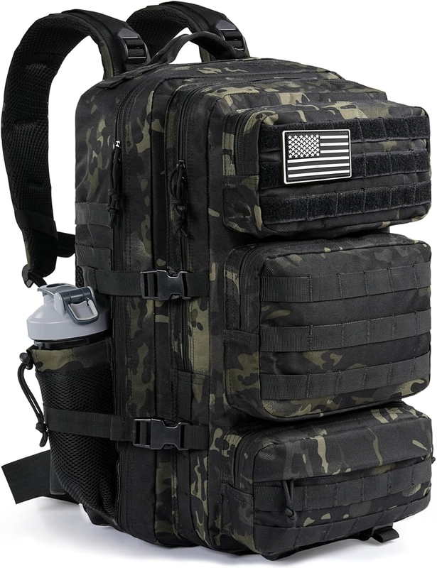 50L Tactical Military Backpack Army Assault Pack Bug Out Bag Water Resistant10