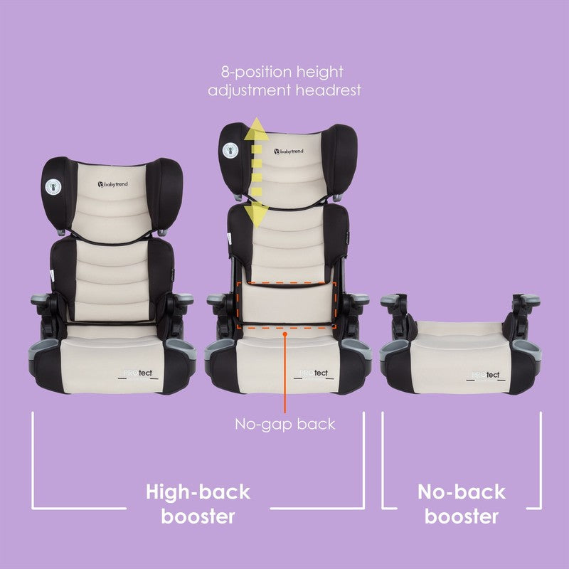 Protect 2-In-1 Folding Booster Seat - Dash Tan1
