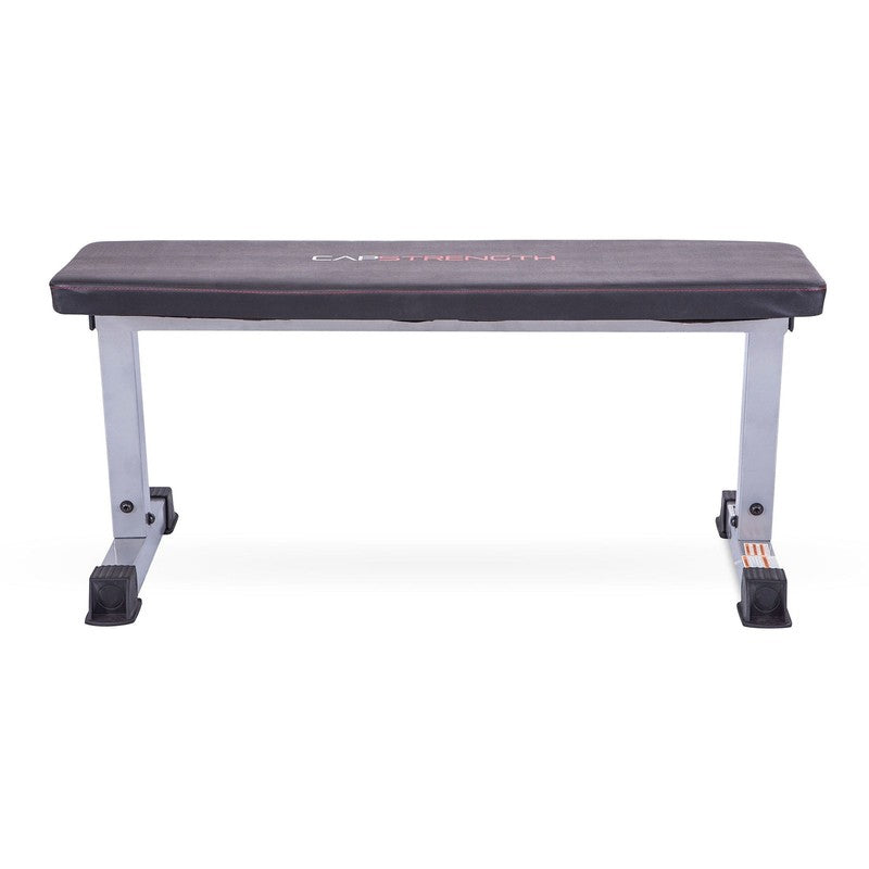 Strength Flat Utility Weight Bench 600LB Capacity Gray Home Gym3