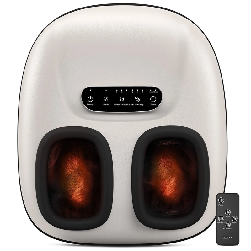 Shiatsu Foot Massager with Heat for Neuropathy Tired Foot Blood Circulation, FSA0