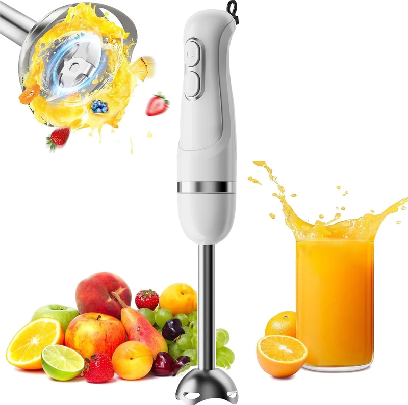 Hand Blender, Immersion Blender with 2 Mixing Speed, Electric Handheld Mixer Por0