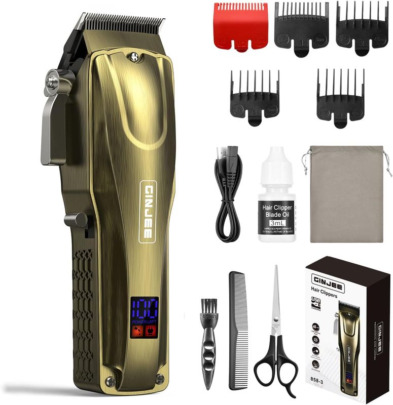 Professional Hair Clippers for Men | Cordless & Corded Barber Grooming Kit9