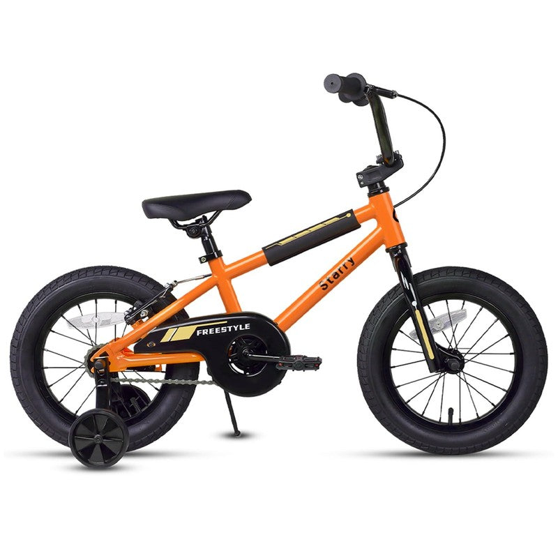14in Kids BMX Bike w/ Training Wheels Coaster Brake Ages 3 5 Orange1