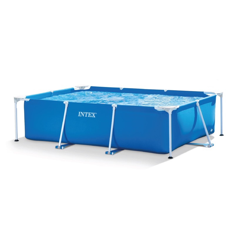 7.2ft Rectangular Frame Above Ground Splash Swimming Pool Outdoor6