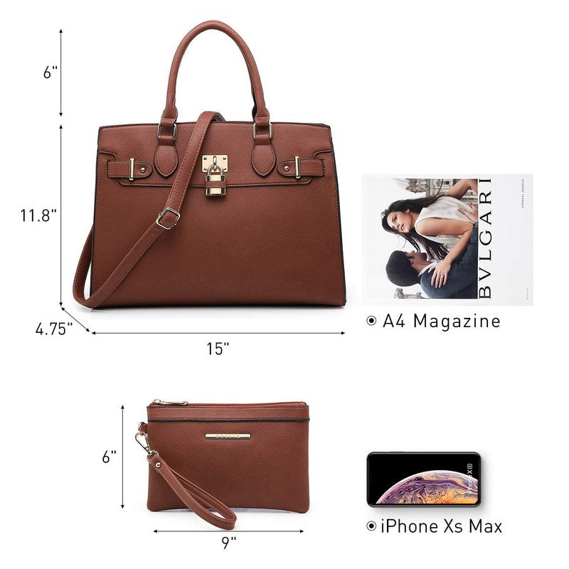 Women Handbag Purse Shoulder Top Handle Satchel Tote Work Bag Clutch5