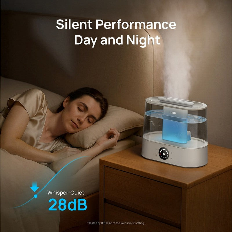 4L Cool Mist Humidifier Large Room 36H Runtime Top Fill w/ Aroma Tray Quiet3
