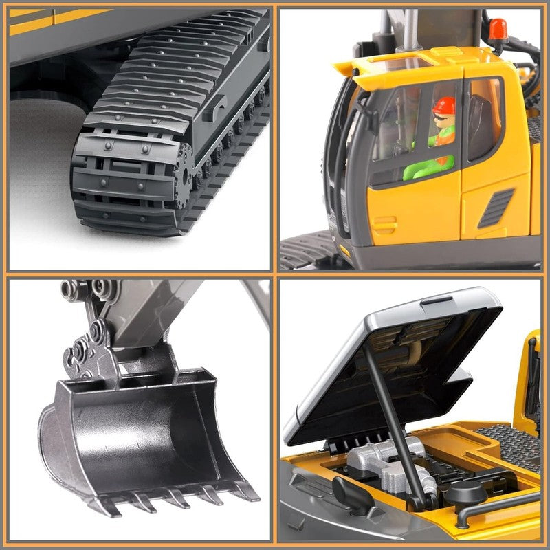 Remote Control Excavator Toy for 6-12 Yr Boys, Best Birthday Gifts for Kids 4-7 7
