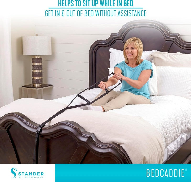 Bedcaddie, Pull-Up Assist Bed-Ladder with Non-Slip Handles for Adults, Seniors, 1