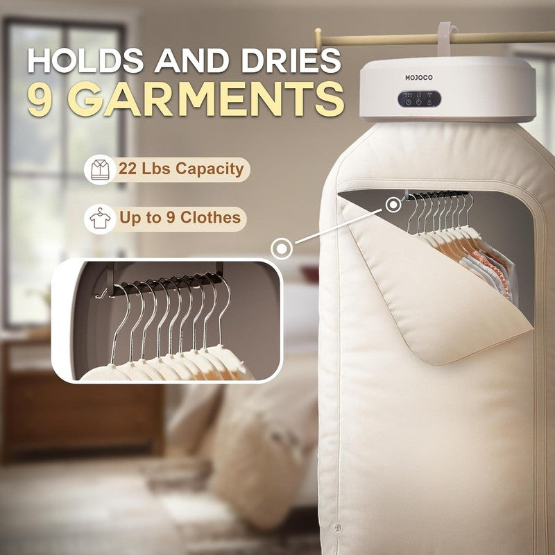 Compact Portable Clothes Dryer - Fast, Quiet, Timer & Wrinkle-Reducing Heat5
