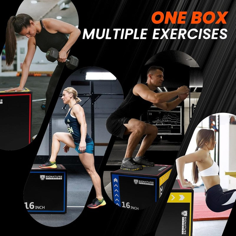 3-in-1 Foam Plyo Box 16x20x24" for Home Gym Workout Exercise5