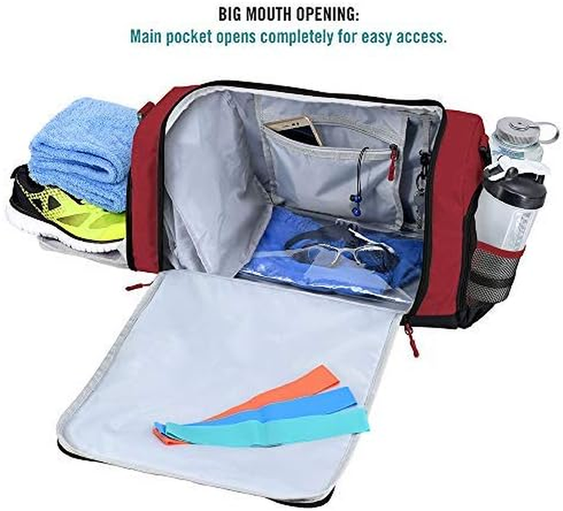 Ultimate Gym Bag 2.0 Durable Duffel Bag 10 Compartments Water Resistant Pouch4