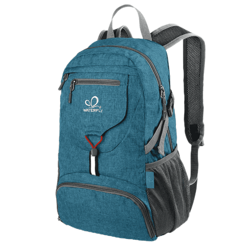 Unisex 20L Small Foldable Packable Travel Hiking Backpacks Daypack,Teal Blue9