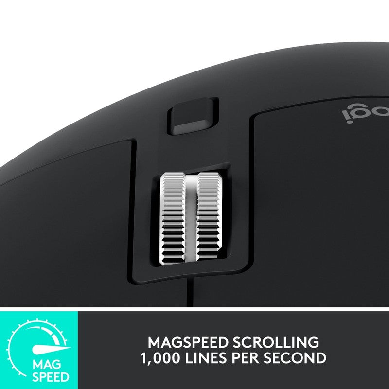 MX Master 3S Wireless Performance Mouse 8K DPI Quiet Clicks USB-C Black6
