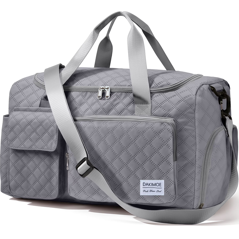 Travel Duffle Bag for Women Men, Weekender Overnight Bags Carry on Gym Bag with0
