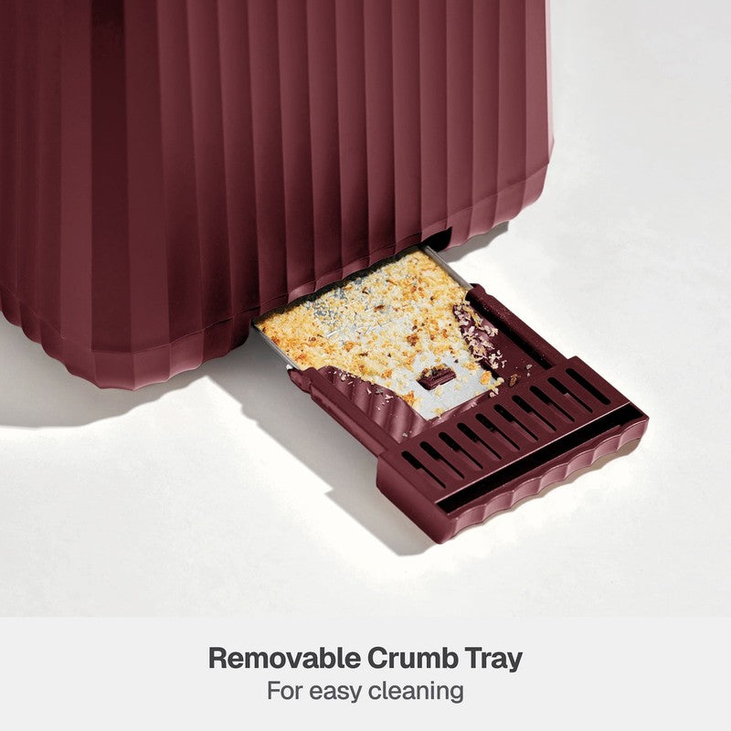 2-Slice Toaster, Extra-Wide Slots with Removable Crumb Tray, Cabernet Red7
