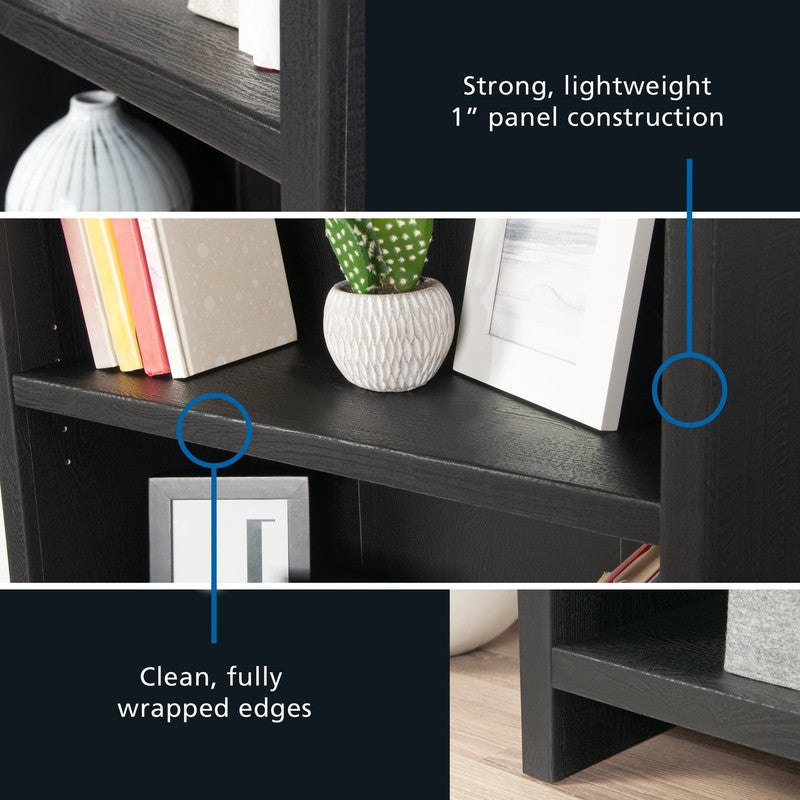 Westley 5 Shelf Bookcase, Black Finish5