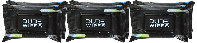 Flushable Wipes Unscented XL 2 Pack 48 Count Aloe Vitamin E Adult9