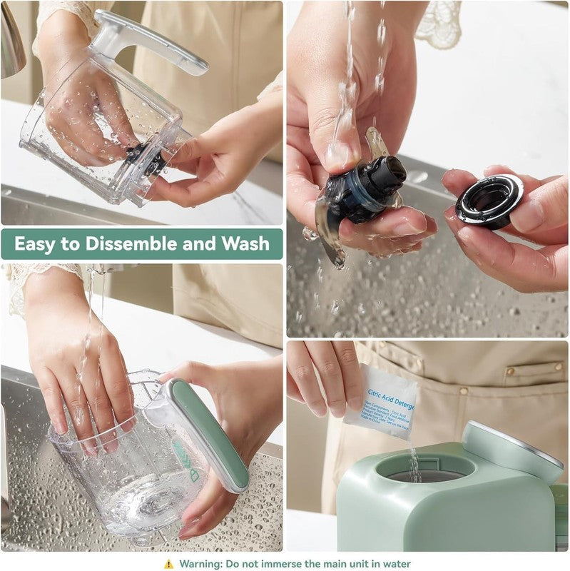 5-in-1 Baby Food Maker Steamer Blender Warmer Auto Cooking BPA-Free Green8
