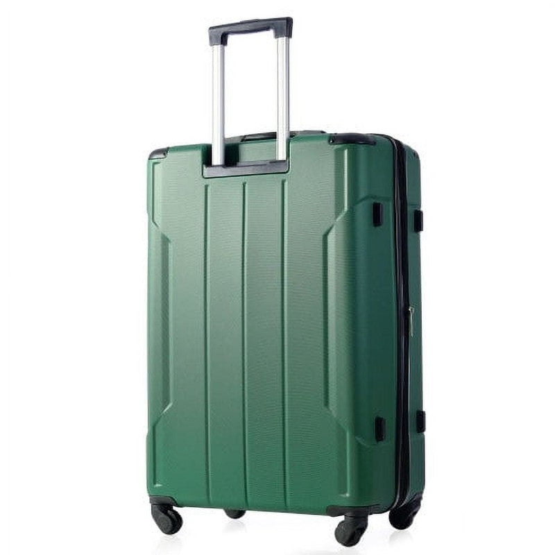 Carry on Luggage 24 Inch, ABS+PC Lightweight 65L Capacity Hardshell Suitcase wit7
