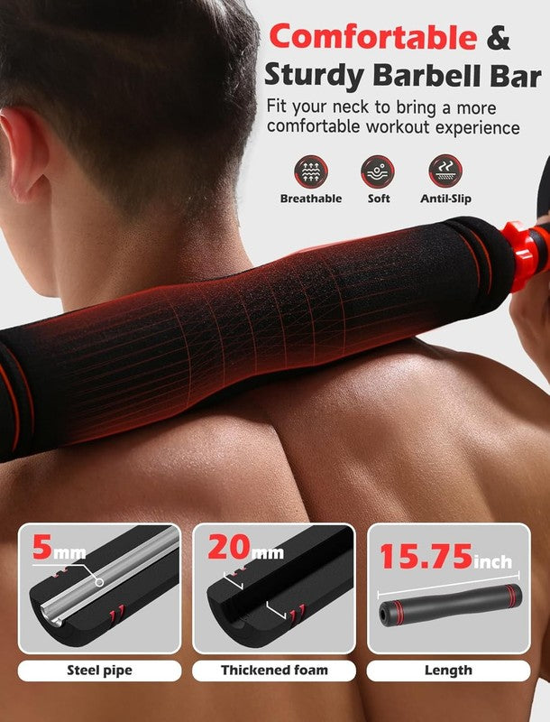 Adjustable Dumbbell Set,20/35/45/55/70/90Lbs Free Weights Set with Upgraded Nut,4