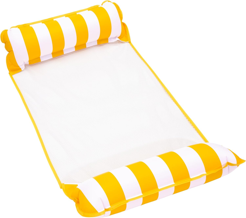 Aqua Original 4-in-1 Pool Hammock Float Inflatable Water Lounger Adult PVC Golde8