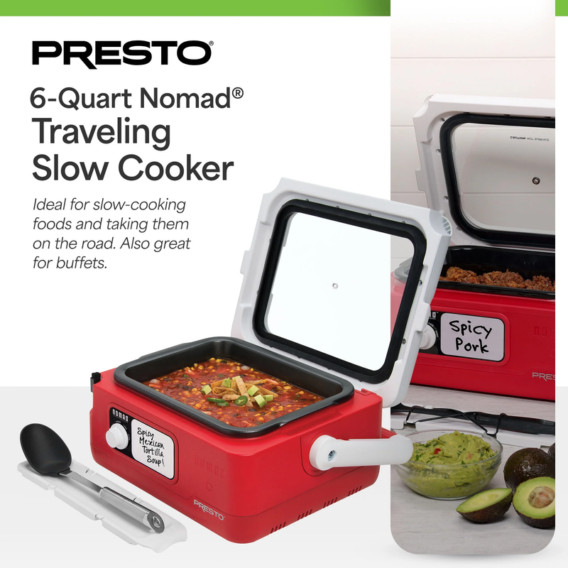 6 Quart Nomad Traveling Slow Cooker1