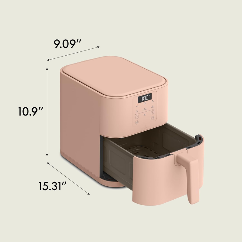 6 Qt Slim Air Fryer, Fits-Anywhere Kitchenware, Evergood Ceramic Nonstick Coat7