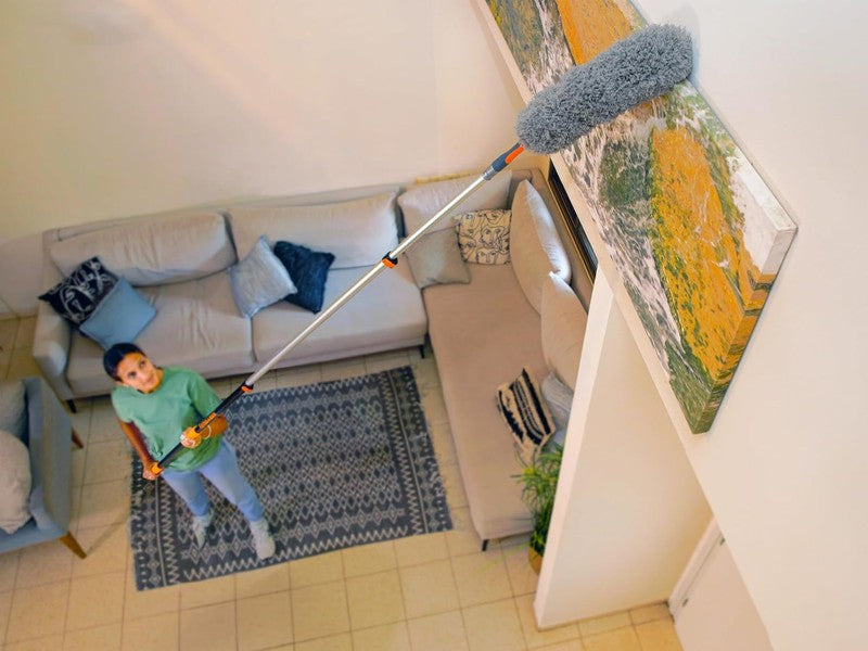 20ft High Reach Duster Kit with Telescopic Pole for Dusting & Cleaning4