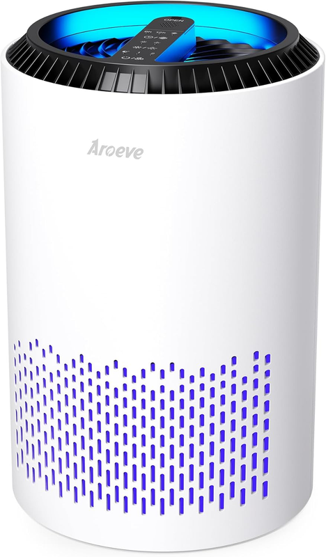 Air Purifier for Bedroom, 3 Layer Filter, Sleep Mode, Energy Saving, MK01 White10