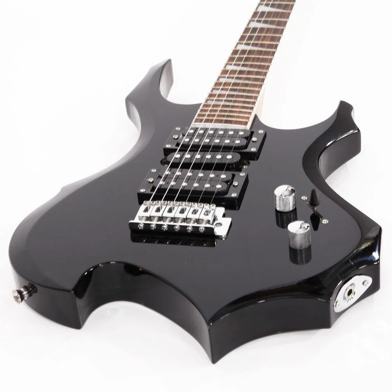 37" Adult Electronic Guitar Kit W/ Amp Bag Strap Accessories for Beginner, Black3