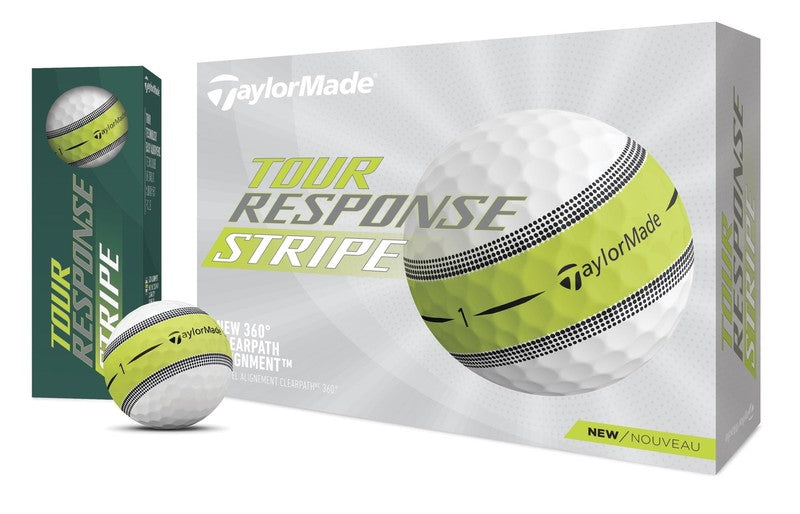 Tour Response Stripe Golf Balls, 12 Pack, White1