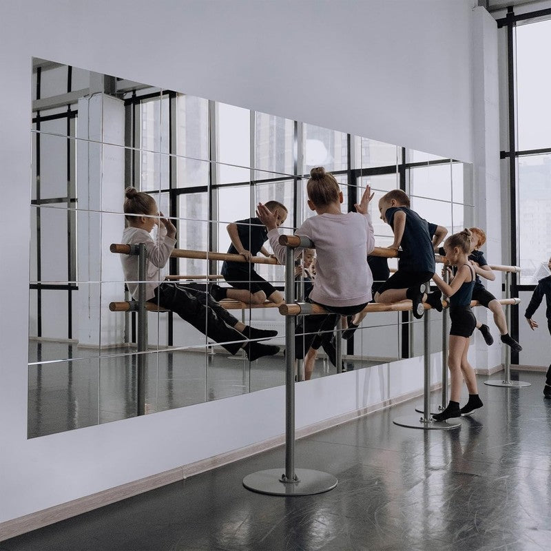 Frameless Wall-Mounted Mirrors - 12 Pack, Perfect for Home Gym & Bedroom7