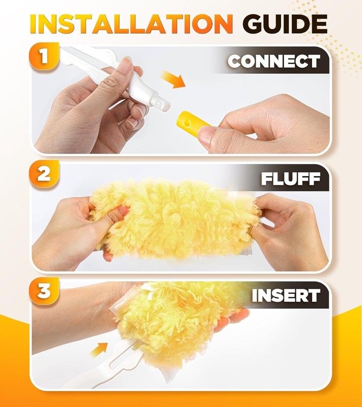 30 Heavy Duty Duster Refills, 360° Microfiber, Unscented, 30 Count6